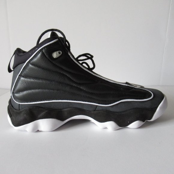 Jordan Pro Strong, Mid, Men's Size 10, Black/White/White, NEW - Picture 7 of 15